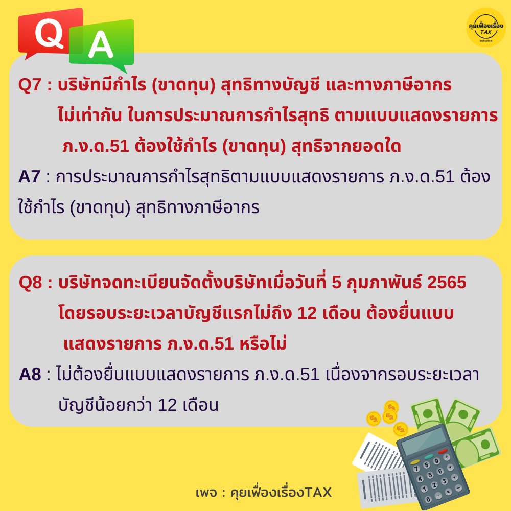 สารพันคำถามเกี่ยวกับการยื่นแบบแสดงรายการ ภ.ง.ด.51