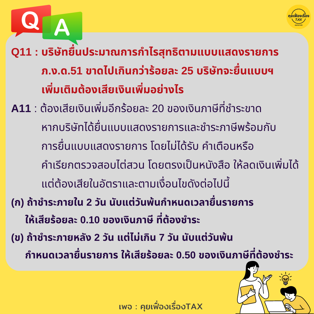 สารพันคำถามเกี่ยวกับการยื่นแบบแสดงรายการ ภ.ง.ด.51