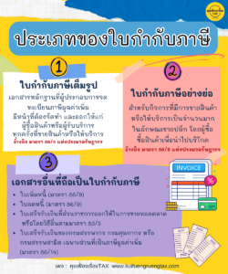 ประเภทของใบกำกับภาษี